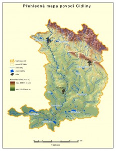 Mapa povodí